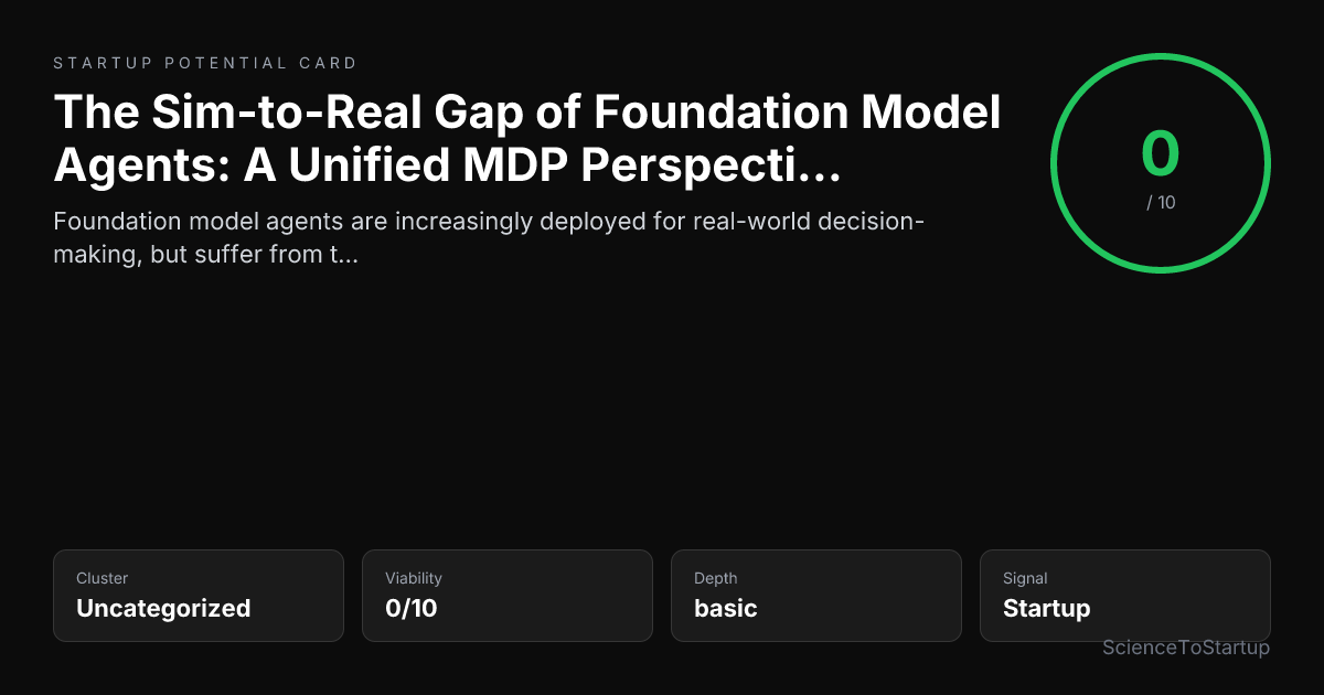 Startup potential card preview