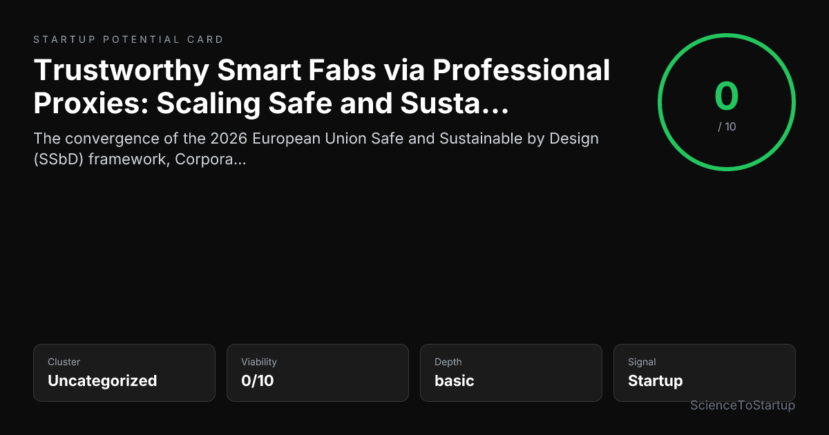 Startup potential card preview